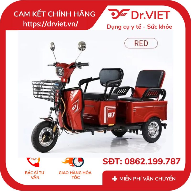 Xe lăn điện 3 bánh Tajermy TJM-XT04