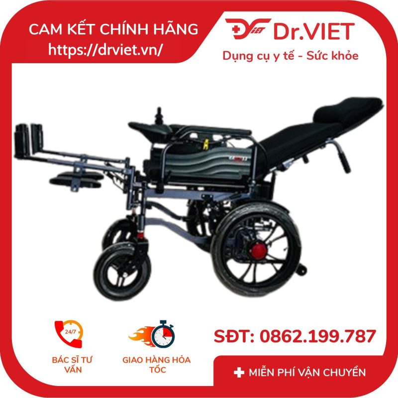 Xe Lăn Điện DLY-812 High Back Lying