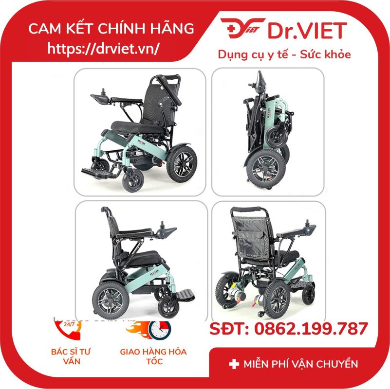 Xe lăn điện Lucass XE-612L