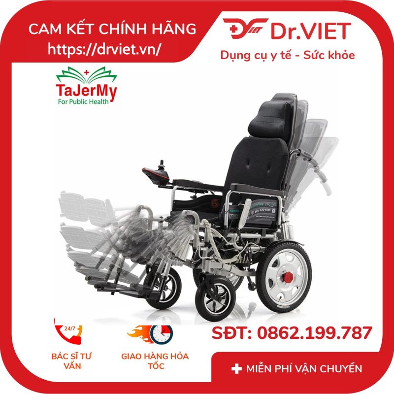 Xe lăn điện ngã nằm Tajermy TJM-XD05