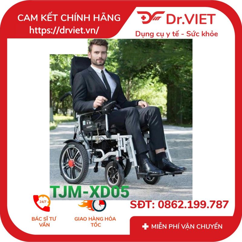 Xe lăn điện ngã nằm Tajermy TJM-XD05