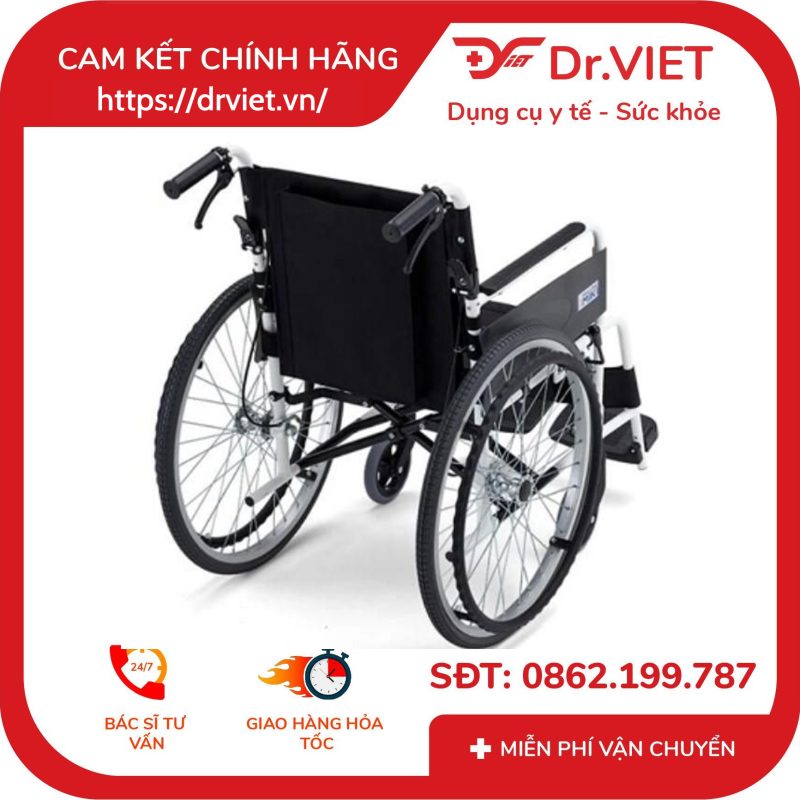 Xe lăn Miki Nhật Bản VA-1L 10 Xe lăn Miki Nhật Bản VA-1L