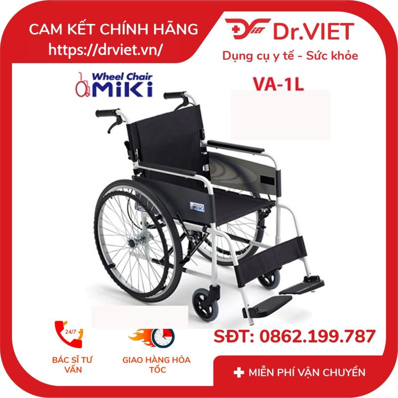 Xe lăn Miki Nhật Bản VA-1L