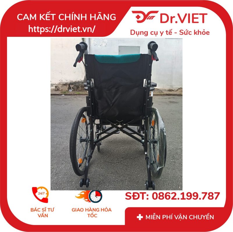 Xe Lăn Sắt Sơn Chống Lật Lucass X-980L 16 Xe Lăn Sắt Sơn Chống Lật Lucass X-980L