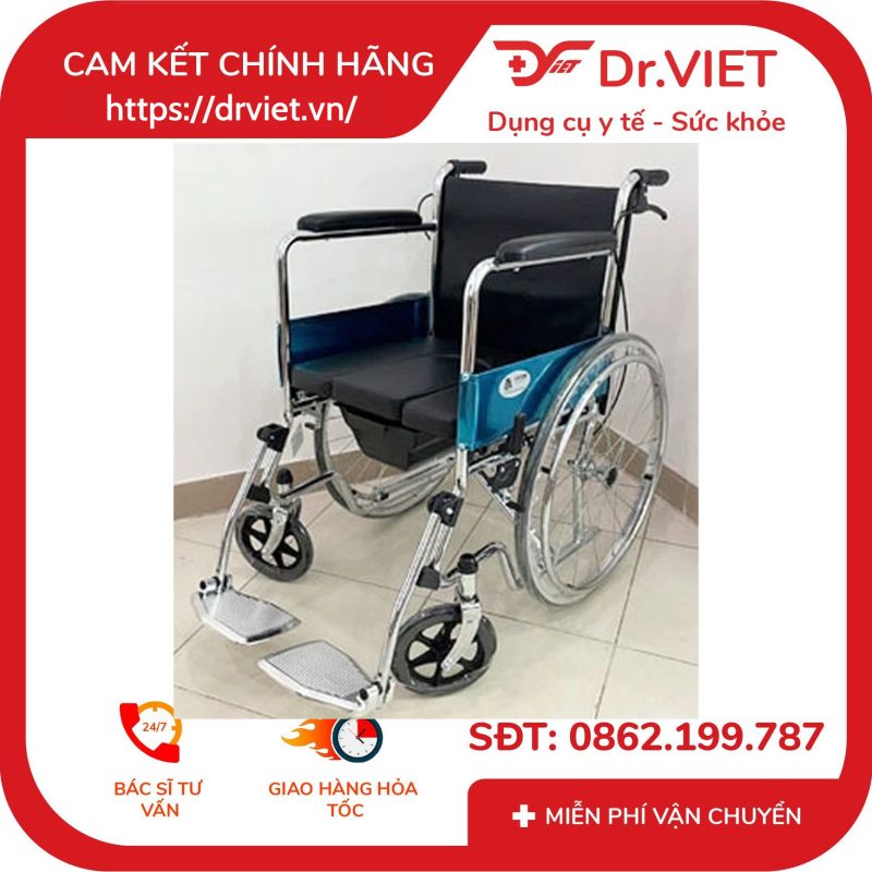 Xe Lăn Tay Có Bô Vệ Sinh Lucass X-8 13 Xe Lăn Tay Có Bô Vệ Sinh Lucass X-8