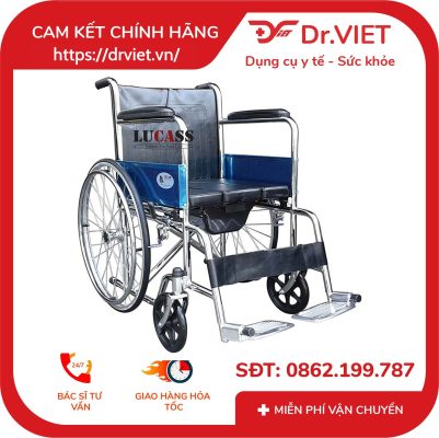 Xe Lăn Tay Có Bô Vệ Sinh Lucass X-8 15 Xe Lăn Tay Có Bô Vệ Sinh Lucass X-8