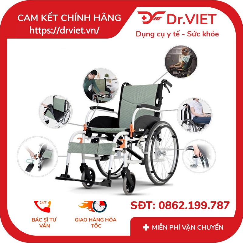 Xe lăn tay Karma Agile