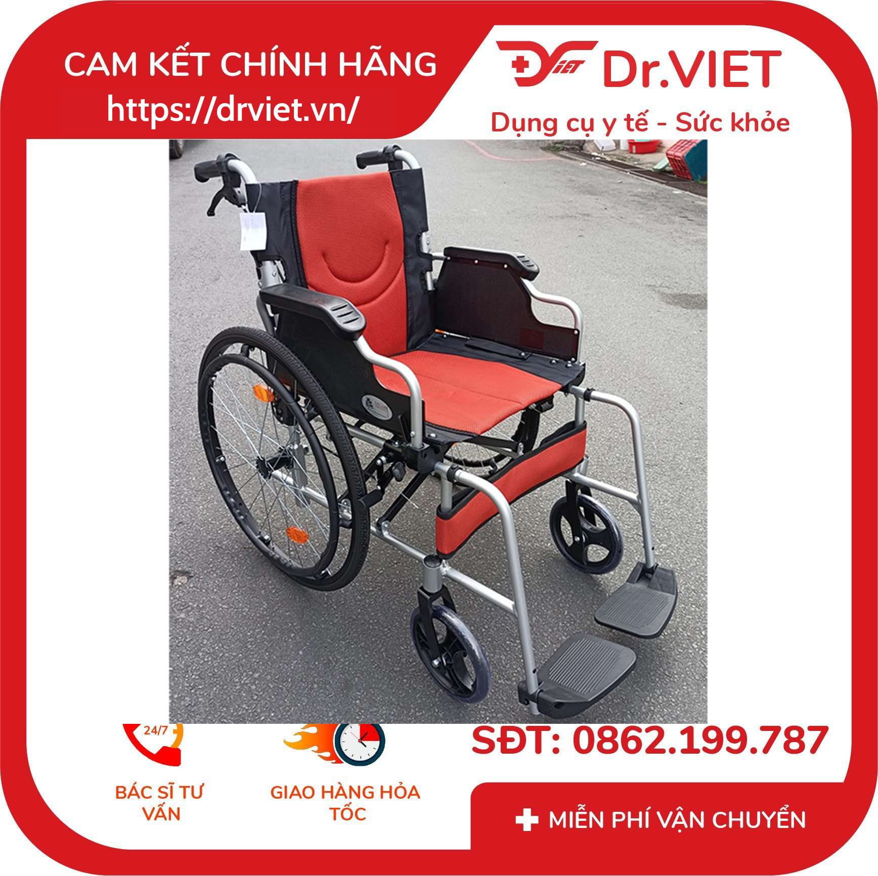 Xe Lăn Tay Lucass X-600 7 Xe Lăn Tay Lucass X-600