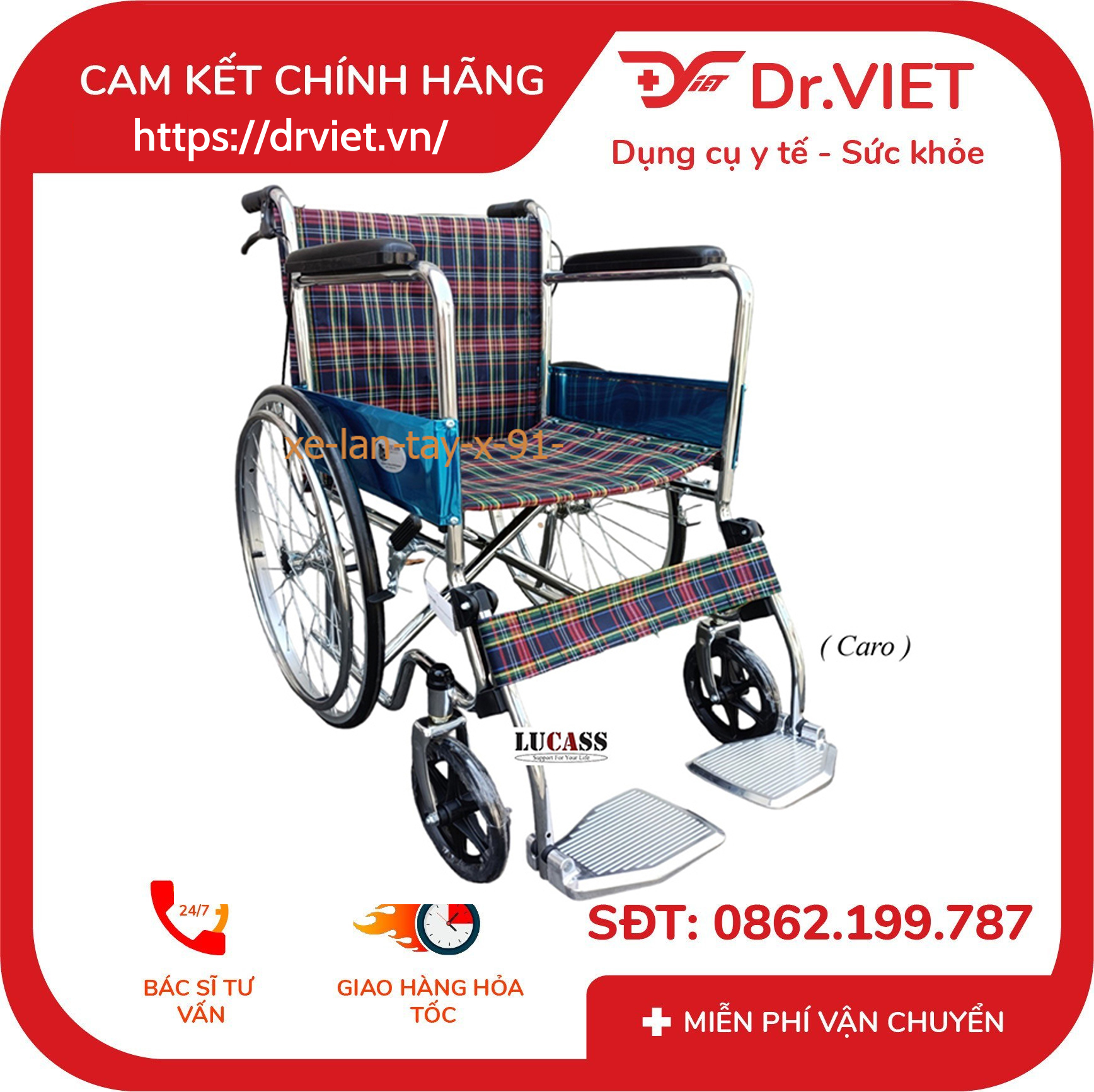 Xe Lăn Tay Lucass X91 5 Xe Lăn Tay Lucass X91