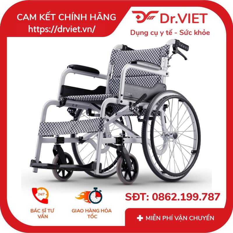 Alternative view of Xe lăn tiêu chuẩn Karma SOMA 105