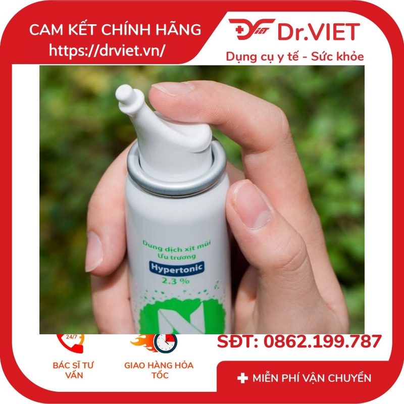 Xịt mũi ưu trương Nebusal Spray 2.3% 13 Xịt mũi ưu trương Nebusal Spray 2.3%
