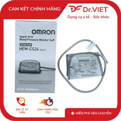 Vòng Bít Omron Chính Hãng (CS24 / CR24 - BAP / RML31) 2 Vòng bít máy đo huyết áp Omron HEM-CS24 (size S)