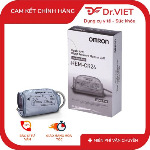 vòng bít omron chính hãng (cs24 / cr24 - bap / rml31) 1 Vòng bít máy đo huyết áp Omron HEM-BAP-CR24 (Size M)