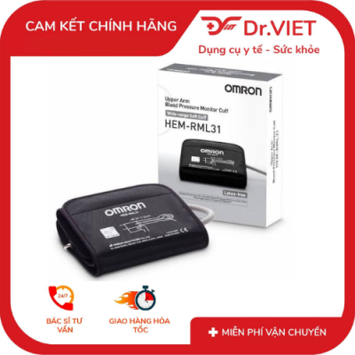 Vòng Bít Omron Chính Hãng (CS24 / CR24 - BAP / RML31) 4 Vòng Bít Máy Đo Huyết Áp Omron HEM-RML31 (size L)
