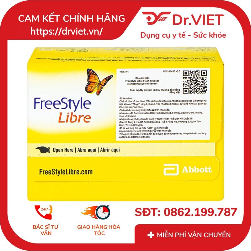 Bộ cảm biến Freestyle Libre Flash Glucose Monitoring Sensor Abbott 10 Bộ cảm biến Freestyle Libre Flash Glucose Monitoring Sensor Abbott