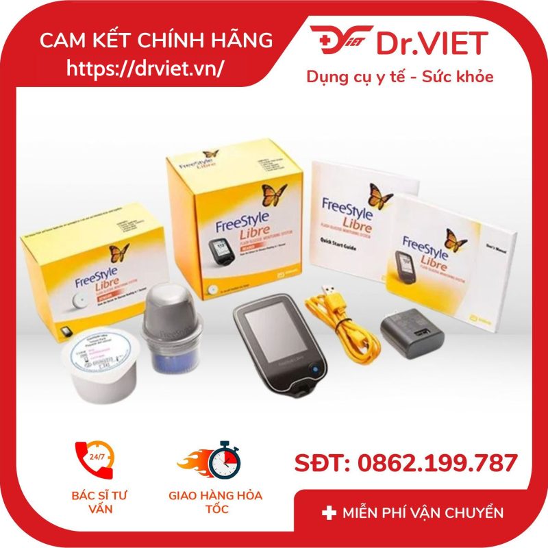 Bộ cảm biến Freestyle Libre Flash Glucose Monitoring Sensor Abbott 11 Bộ cảm biến Freestyle Libre Flash Glucose Monitoring Sensor Abbott