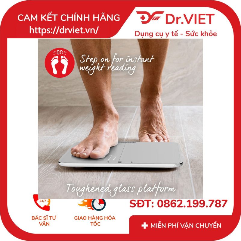 Cân phân tích chỉ số cơ thể Salter 9164WH3R