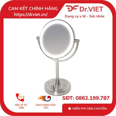 Gương trang điểm 2 mặt kèm đèn Led HoMedics MIR-8150-EU