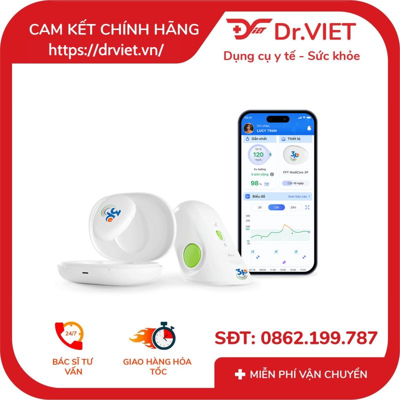 Máy Đo Đường Huyết Liên Tục 3P FPT Medicare
