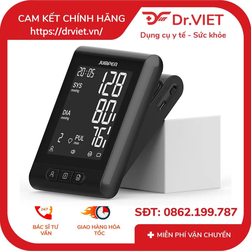 Máy đo huyết áp bắp tay Bluetooth Jumper JPD-HAA11 10 Máy đo huyết áp bắp tay Bluetooth Jumper JPD-HAA11
