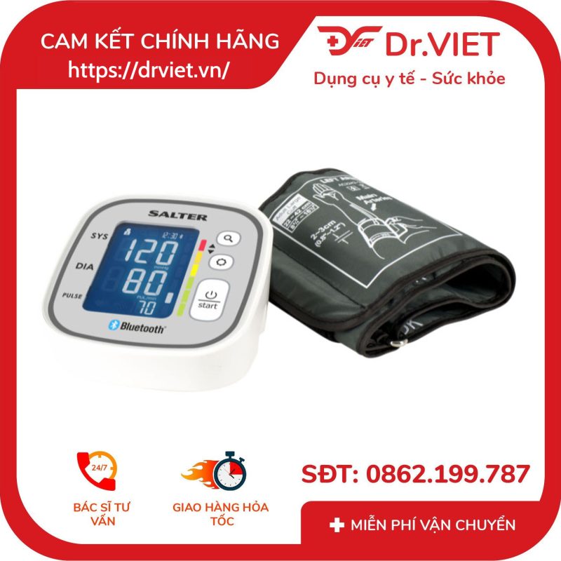 Máy đo huyết áp bắp tay Bluetooth Salter GB-BPA9301EU