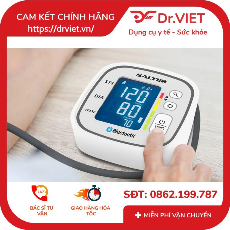 Máy đo huyết áp bắp tay Bluetooth Salter GB-BPA9301EU