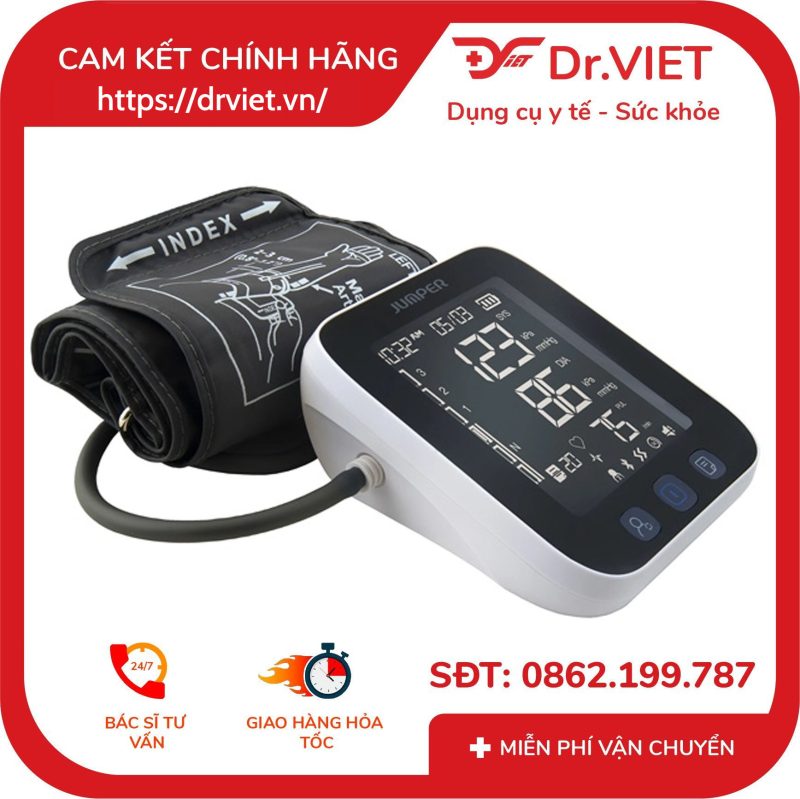 Máy đo huyết áp bắp tay Jumper JPD-HA121 (Bluetooth)