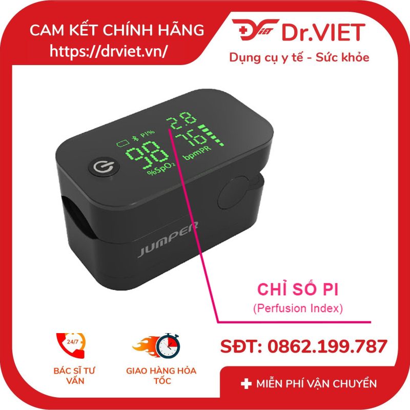 Máy đo nồng độ oxy máu và nhịp tim Jumper JPD-500G 14 Máy đo nồng độ oxy máu và nhịp tim Jumper JPD-500G