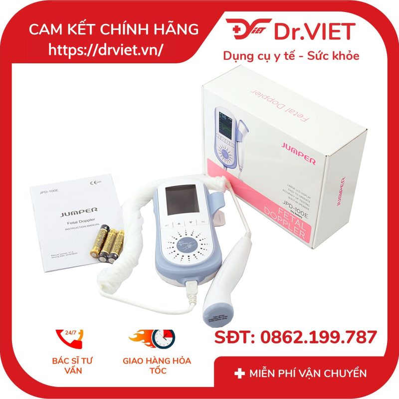 Máy đo tim thai cá nhân Jumper JPD-100E 11 Máy đo tim thai cá nhân Jumper JPD-100E