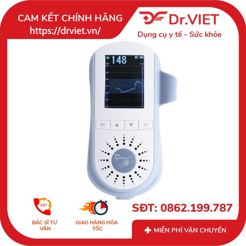 Máy đo tim thai cá nhân Jumper JPD-100E 12 Máy đo tim thai cá nhân Jumper JPD-100E