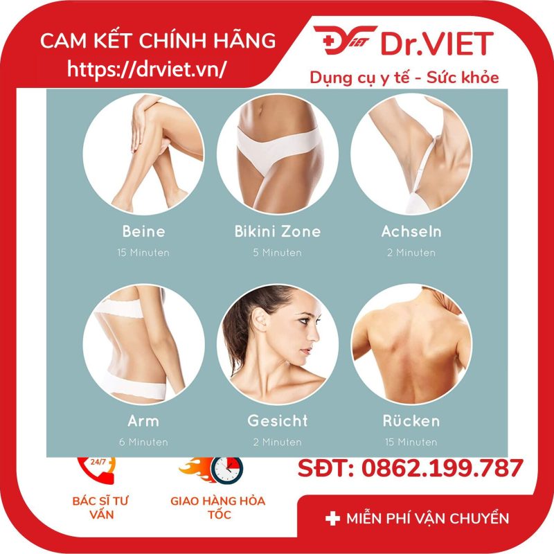 Máy triệt lông cá nhân công nghệ kép IPL&AFT HoMedics DUO LUX IPL-HH390 13 Máy triệt lông cá nhân công nghệ kép IPL&AFT HoMedics DUO LUX IPL-HH390