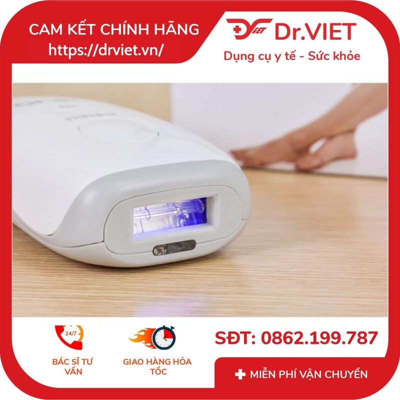 Máy triệt lông cá nhân công nghệ kép IPL&AFT HoMedics DUO LUX IPL-HH390 14 Máy triệt lông cá nhân công nghệ kép IPL&AFT HoMedics DUO LUX IPL-HH390