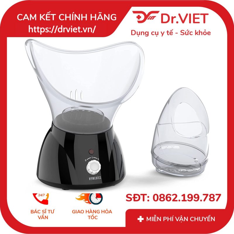 Máy xông hơi mặt tái tạo da Homedics FAC-40WTA/FAC-40GYA
