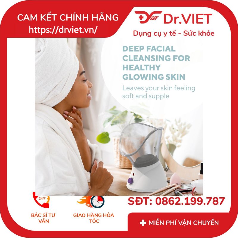 Máy xông hơi mặt tái tạo da Homedics FAC-40WTA/FAC-40GYA