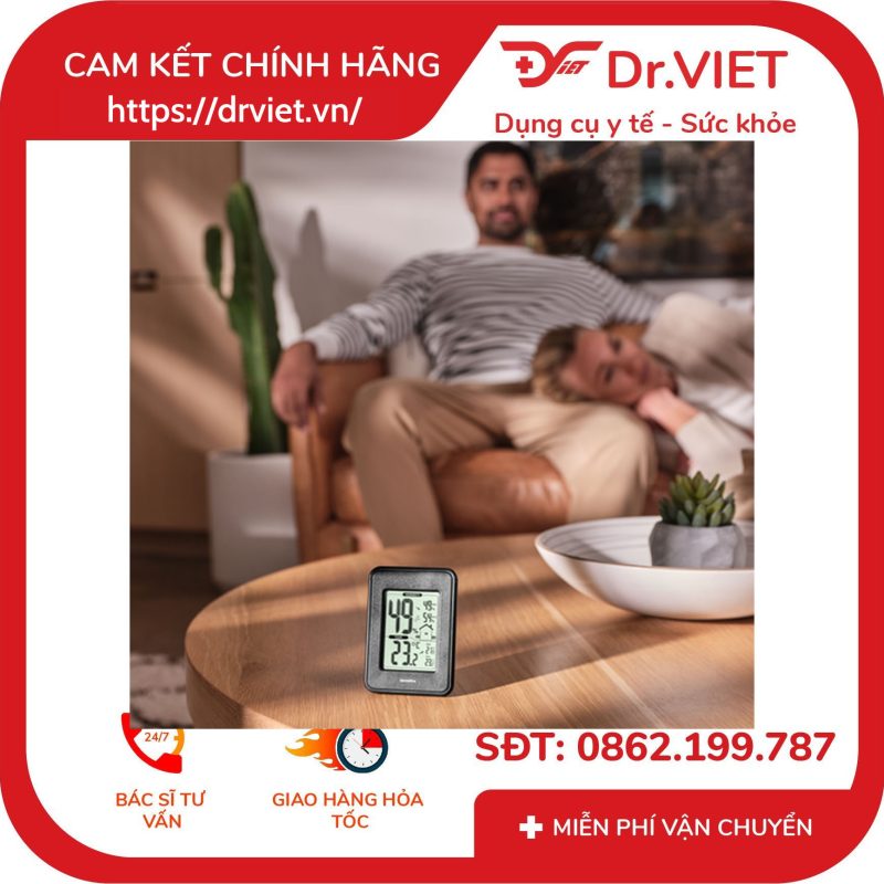 Nhiệt ẩm kế điện tử Homedics UHE-HM100 10 Nhiệt ẩm kế điện tử Homedics UHE-HM100