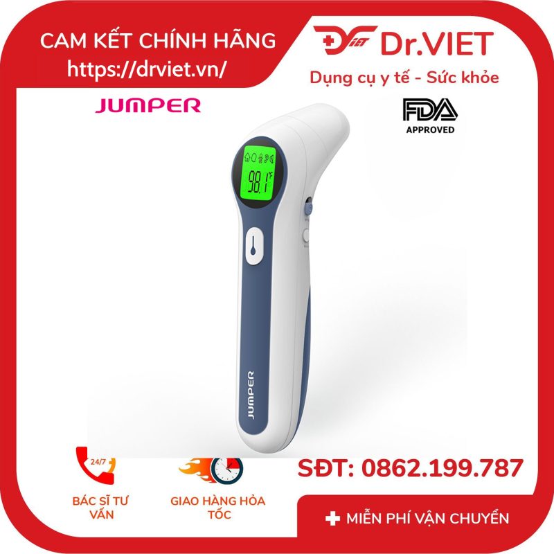 Nhiệt kế hồng ngoại đo trán Jumper JPD-FR300 13 Nhiệt kế hồng ngoại đo trán Jumper JPD-FR300