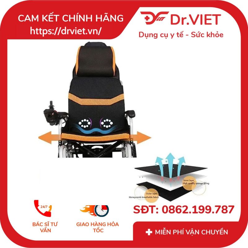 Xe lăn điện cao cấp Maidestie DLY-6011 11 Xe lăn điện cao cấp Maidestie DLY-6011