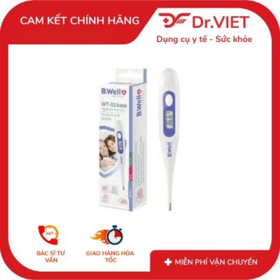 Nhiệt kế điện tử B.Well Swiss WT-04 Standard