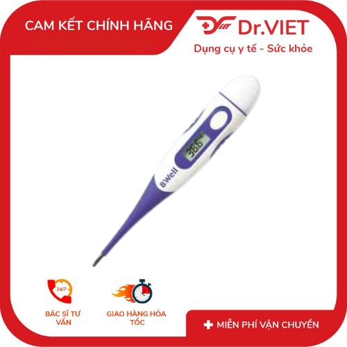 nhiệt kế điện tử b.well swiss wt-04 standard chính hãng – đo thân nhiệt nhanh 30–60 giây, đầu mềm chống nước an toàn cho bé và gia đình, độ chính xác ±0.1°c, thiết kế nhỏ gọn bền bỉ, giao hàng toàn quốc, tiện dụng hàng ngày 1 Nhiệt kế điện tử B.Well Swiss WT-04 Standard