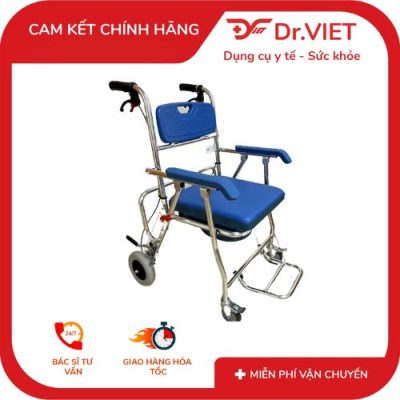 GHẾ BÔ NHÔM CÓ BÁNH XE LUCASS X35