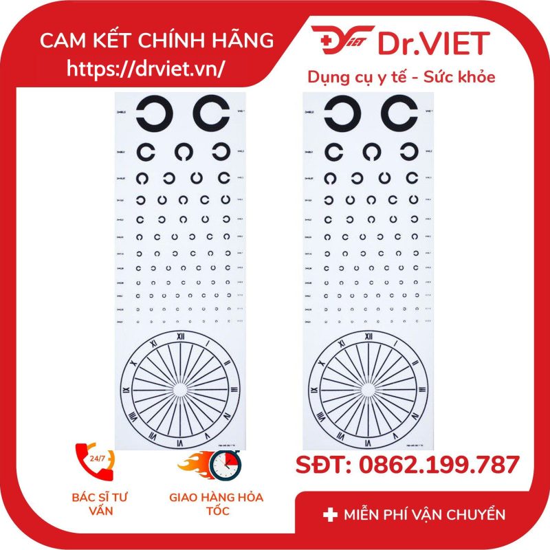 đèn thị lực chữ c 9 Đèn thị lực chữ C