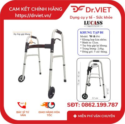 Khung tập đi Lucass W-8