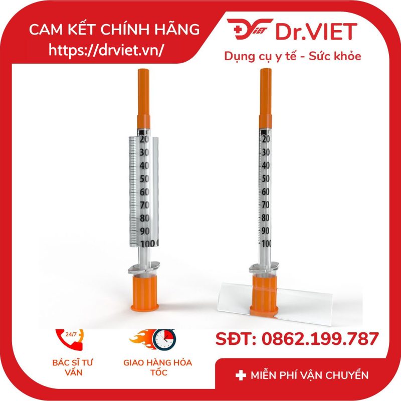 Kim tiêm Insumed 1ml 30g x 8mm Pic Solution 10 Kim tiêm Insumed 1ml 30g x 8mm Pic Solution