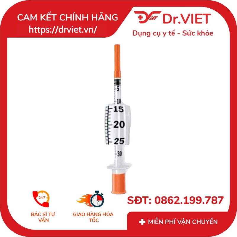 Kim tiêm Insumed 1ml 30g x 8mm Pic Solution 13 Kim tiêm Insumed 1ml 30g x 8mm Pic Solution