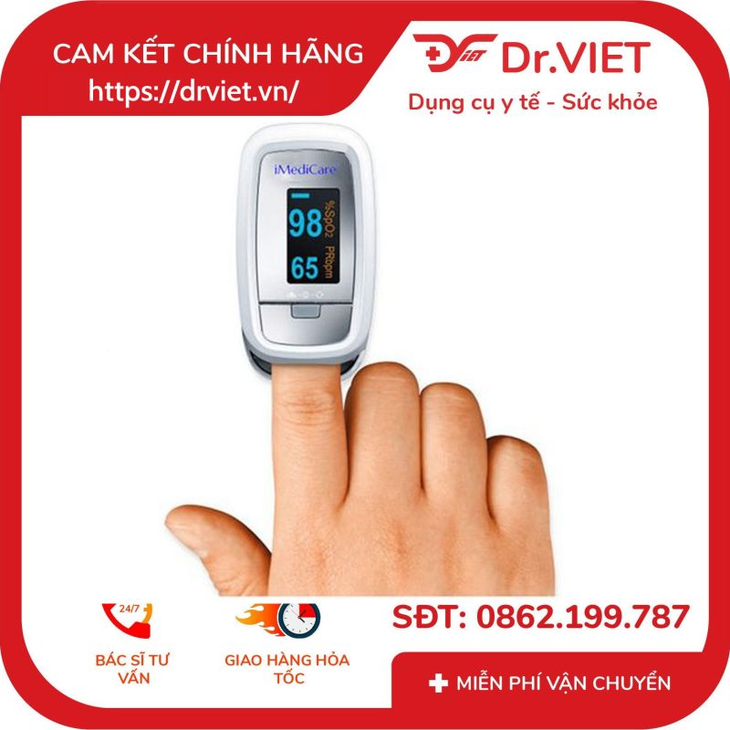 Máy đo nồng độ bão hòa oxy trong máu và nhịp tim iMediCare iOM-A8 11 Máy đo nồng độ bão hòa oxy trong máu và nhịp tim iMediCare iOM-A8