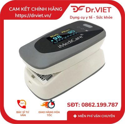 Máy đo nồng độ bão hòa oxy trong máu và nhịp tim iMediCare iOM-A8