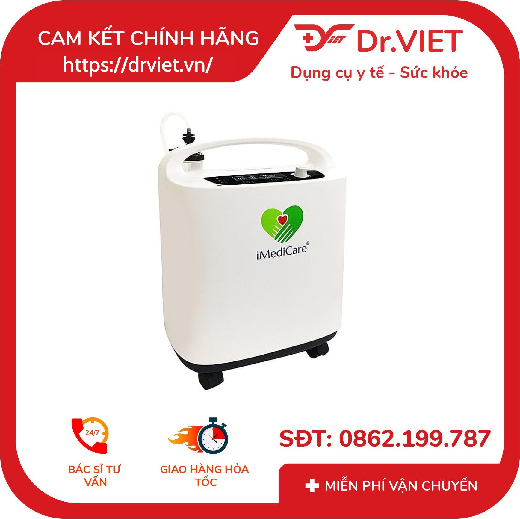 Máy Tạo Oxy iMediCare iOC-3LS 2 Máy Tạo Oxy iMediCare iOC-3LS