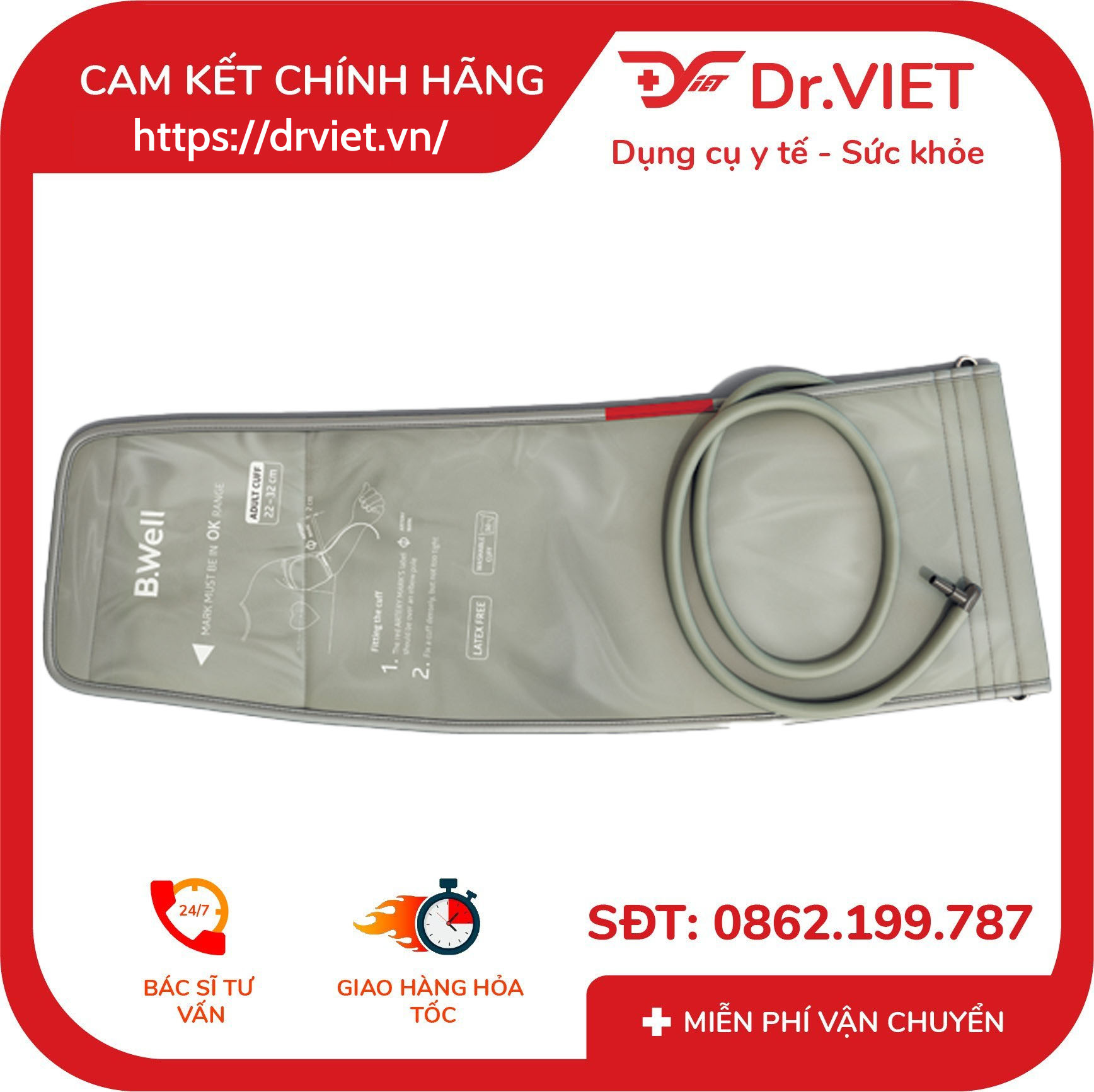 Vòng bít size M B.Well Swiss WA-C-M 4 Vòng bít size M B.Well Swiss WA-C-M