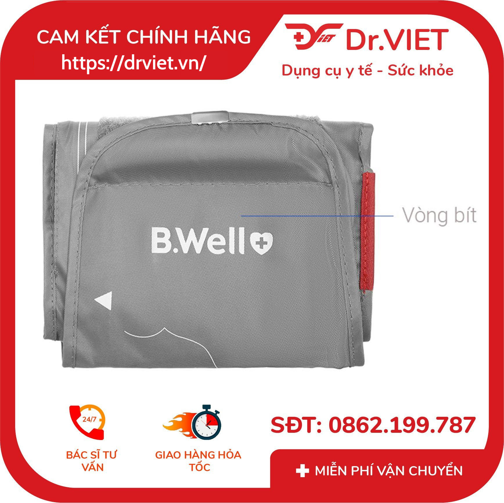 Vòng bít size M B.Well Swiss WA-C-M 7 Vòng bít size M B.Well Swiss WA-C-M