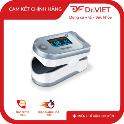 Máy Đo Nồng Độ Oxy Trong Máu SPO2 Và Nhịp Tim Beurer PO60 -Màn Hình Led - Bảo Hành 24 Tháng